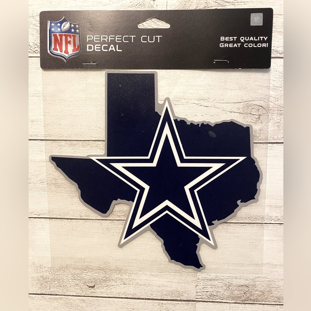 NFL Dallas Cowboys Perfect Cut Decal 8x8